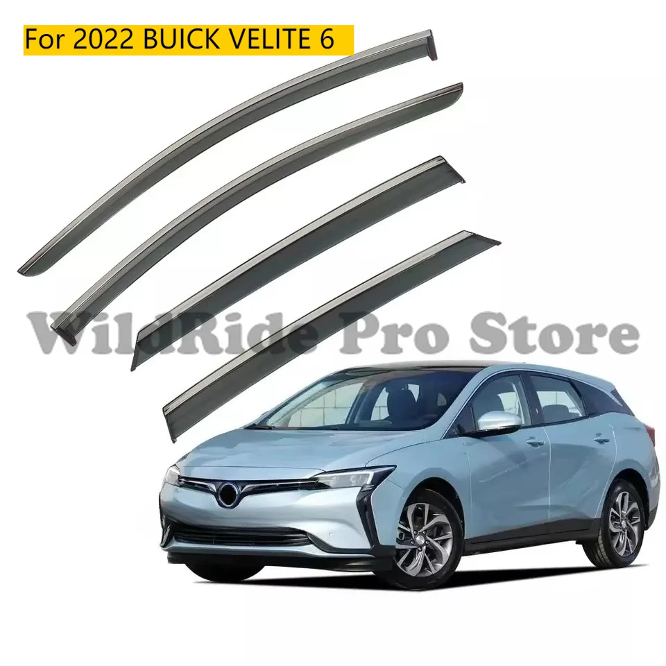 

4pcs Side Window Deflectors Window Visors Fit for 2022 BUICK VELITE 6 Vent Visor Sun/Rain Guard