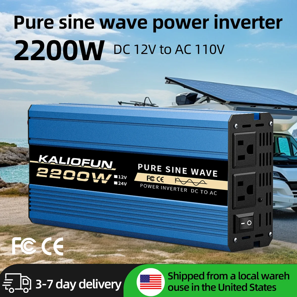 1000 واط 4000 واط 10000 واط 12 فولت 110 فولت العاكس موجة جيبية نقية العاكس أفضل لملحقات السيارات طاقة موثوقة للأنشطة الخارجية #1