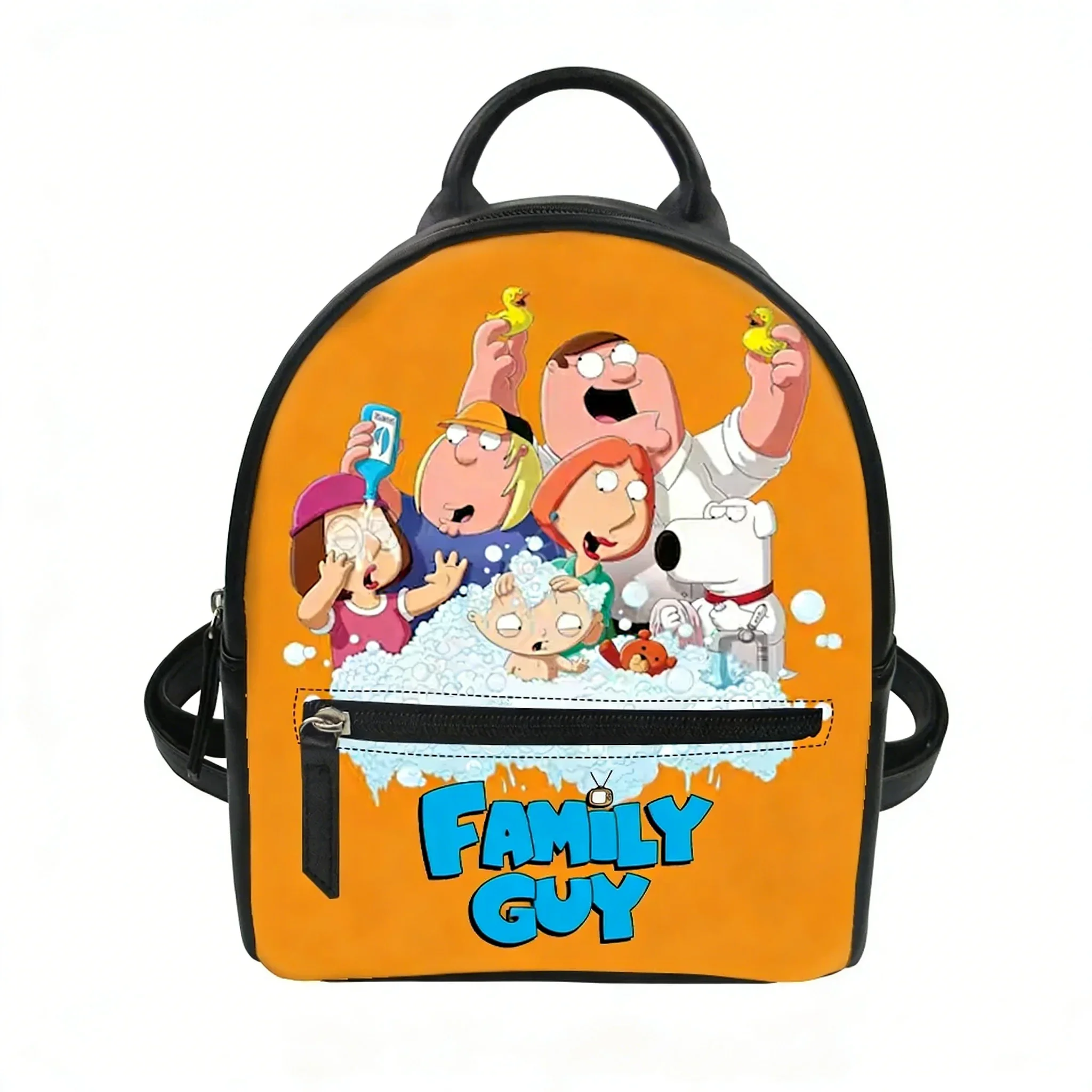 

Family Guy Backpack Purse Women Child Schoolbag Customized Double Shoulder Bag High Quality Mini Daypack Leather Travel Bag Gift