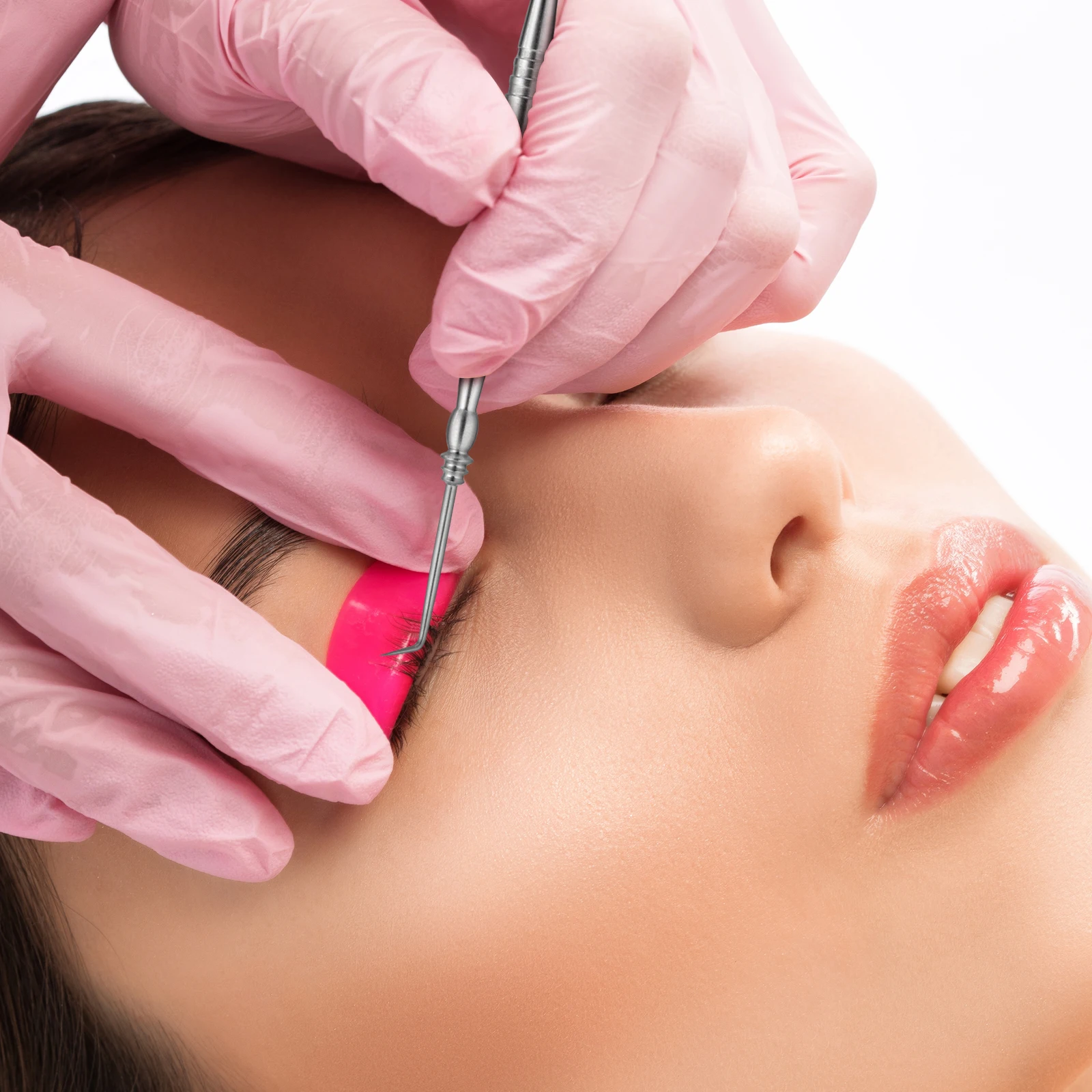 

Eyelash Lifting Tool Stainless Steel Lash Separator Durable Comfortable Grip Portable Lightweight for Professional Personal Use