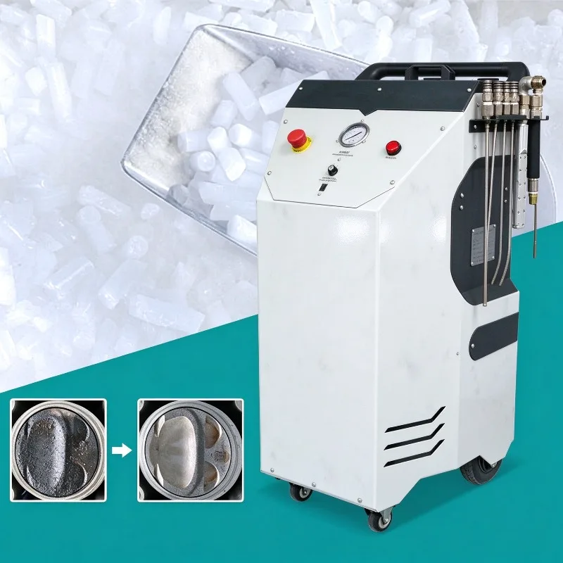 Heavy Duty Dry Ice Blasting Equipment for Ship Hull Metal Surface Cleaning Industrial Dry Ice Blaster Machine CO2 Cleaner