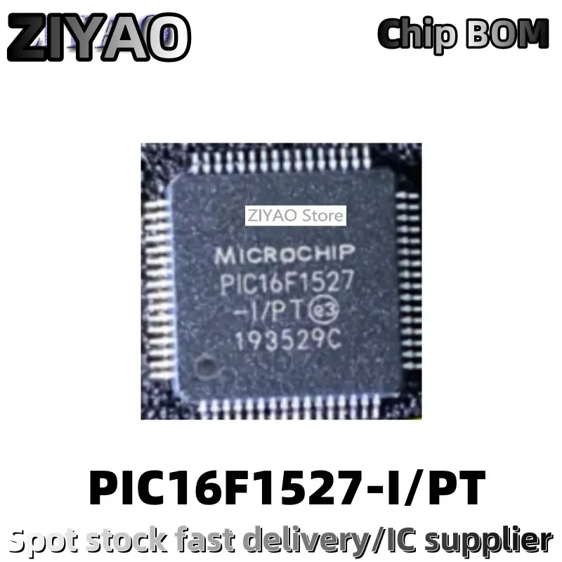 

5PCS PIC16F1527-I/PT PIC16F1527 QFP64