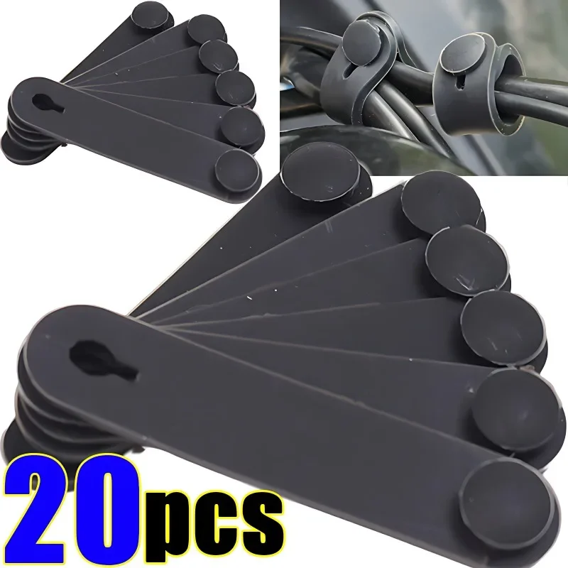 5/10/20 Stuks Motorfiets Rubberen Frame Beveiligen Kabel Kabelboom Netsnoer Tie Koppeling Lijn Rem Ties elastische Fix Accessoires