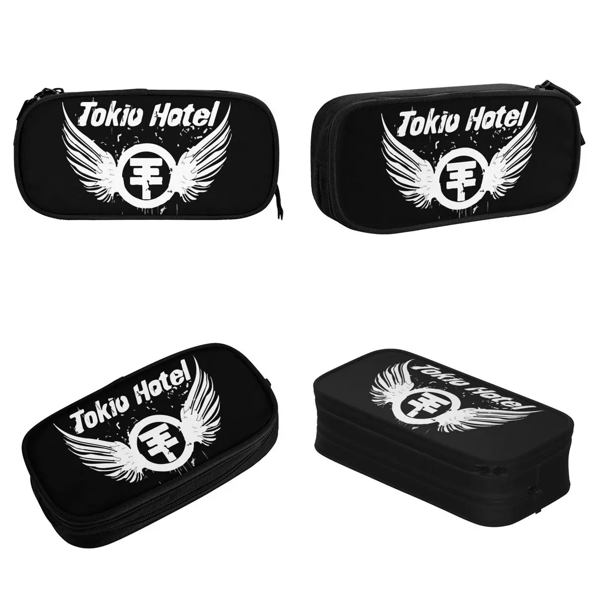 Imagem -02 - Tokio Hotel Band Lápis Case Grande Bolsa de Armazenamento Lápis Caneta para Estudante Material Escolar Papelaria Presentes Novo