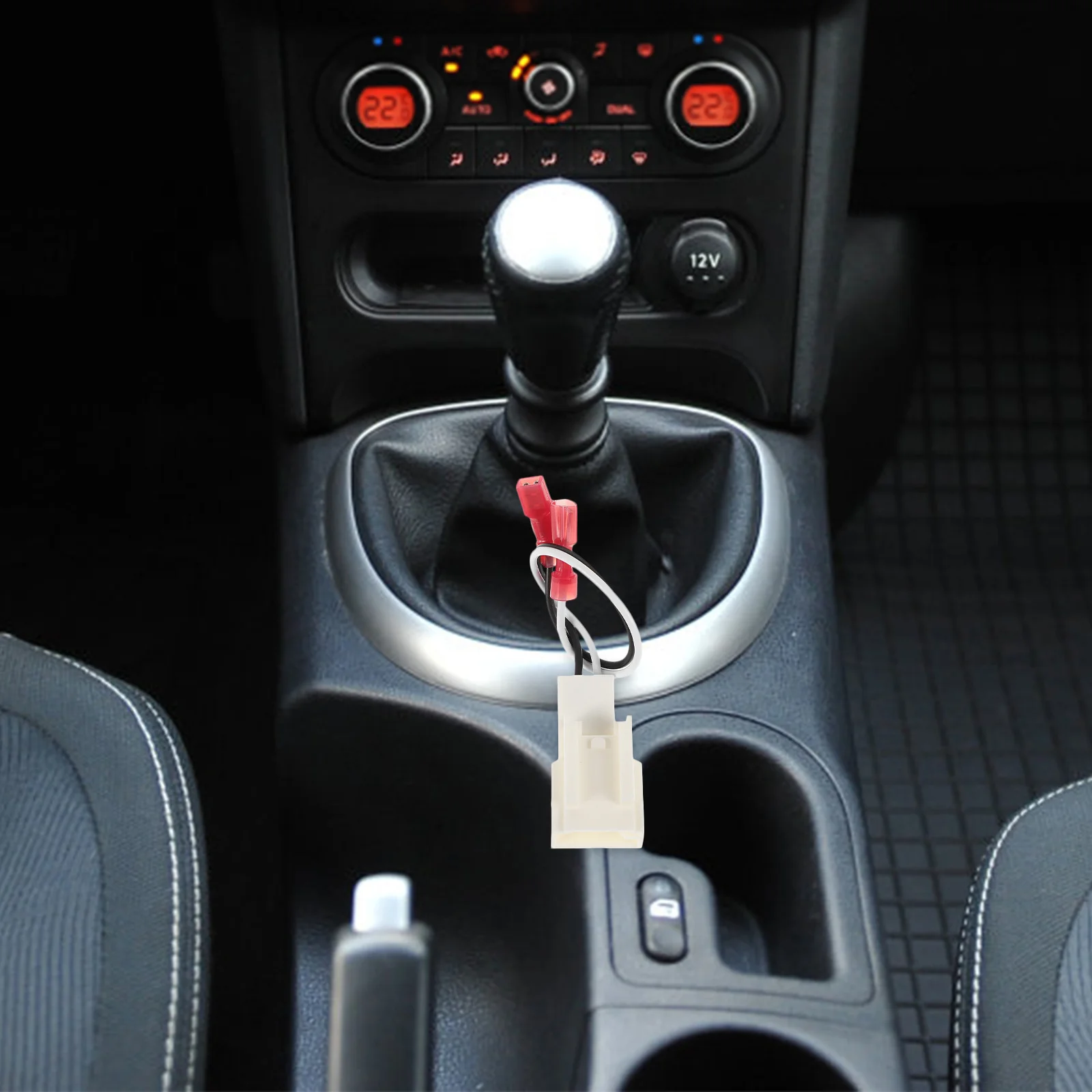 

5Pcs Car Audio Plug Speaker Wire Harness Adapter Easy Install Enhanced Sound Quality Car Accessory Speaker Cable Converter