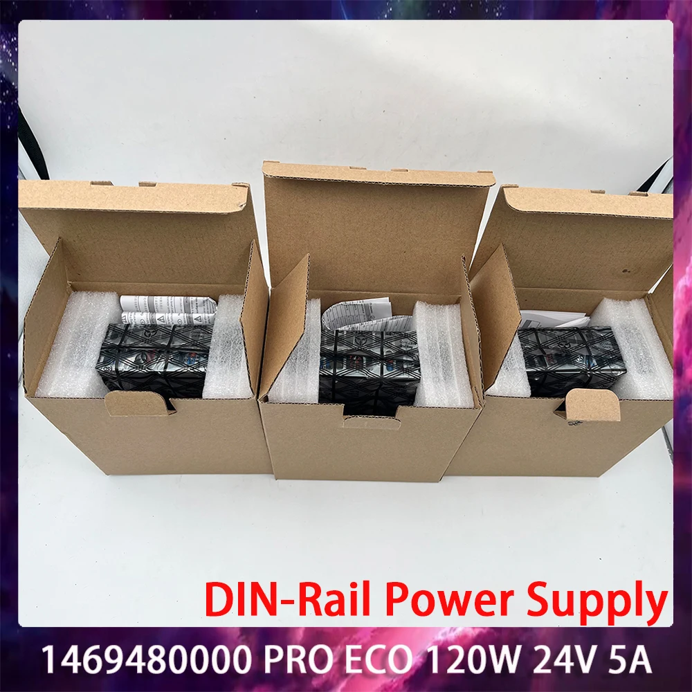 New 1469480000 PRO ECO 120W 24V 5A DIN-Rail Power Supply For Weidmuller High Quality Works Perfectly Fast Ship