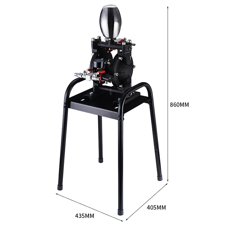 A-10 Pneumatic Diaphragm Pump Aluminum Paint Pump High-Pressure Delivery Pump Professional-Grade Paint Booster Pump