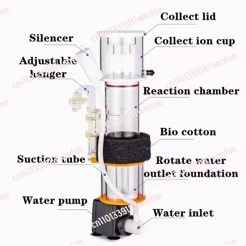 Aquarium protein skimmer SQ-50 SQ-70 SQ-90 environmentally friendly plastic saltwater marine coral reef tank skimmer filter