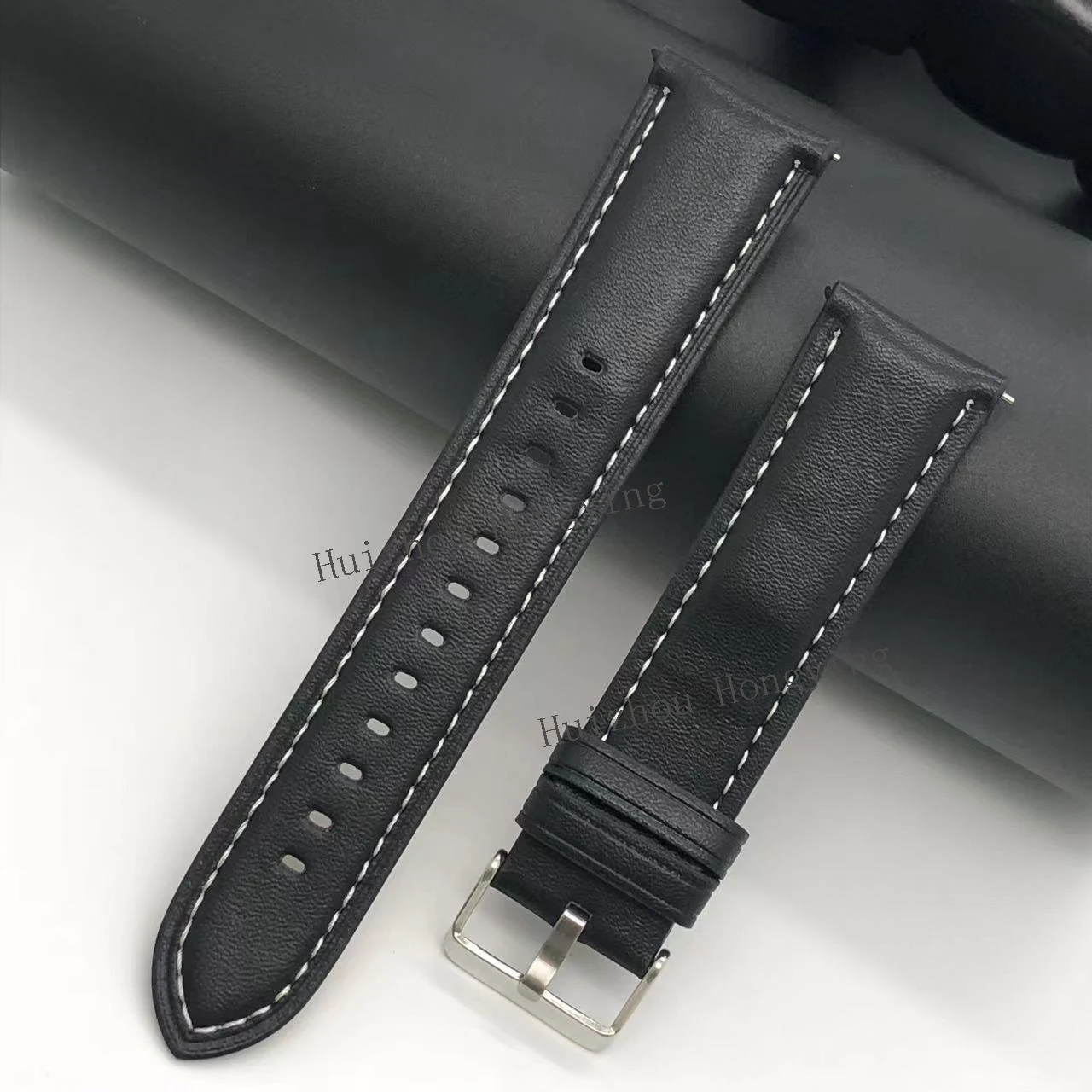 Voor Samsung Galaxy Horloge 3 45mm Band 22mm PU Leatherr Armband Horlogebanden Polsband Voor Galaxy Horloge 46mm Gear S3 Frontier