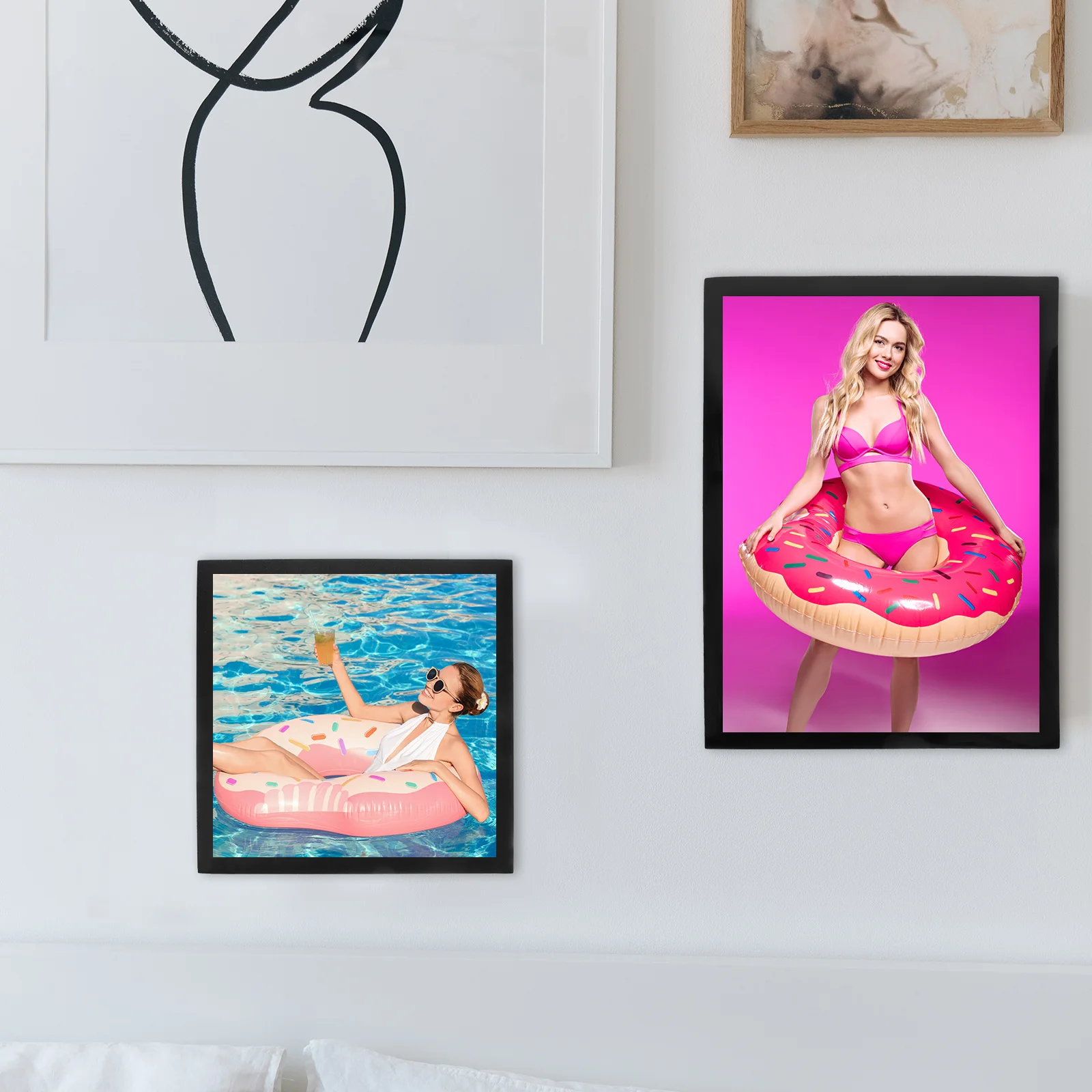 

Fridge Magnetic Photo Frame Picture Pocket 5x5 Photo Frames Office Cabinet Decor Stable Practical Design Home Gift