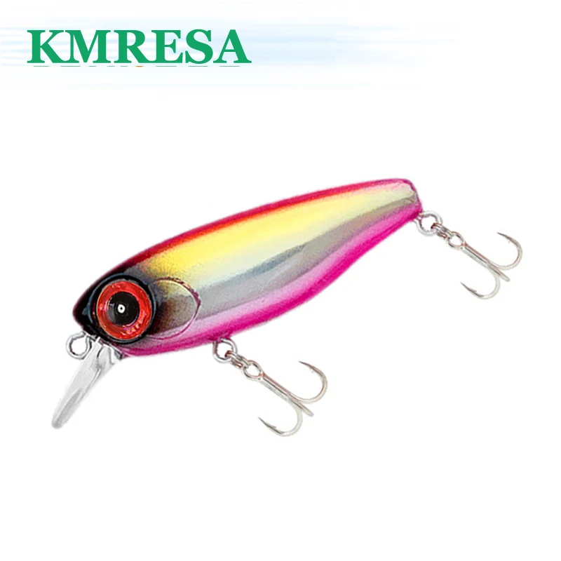 1PCS Wobbler Fishing Lure Mini Minnow Lure 38mm 2.7g Lure Bait 3D Eyes Artificial Plastic Hard Bait Bass