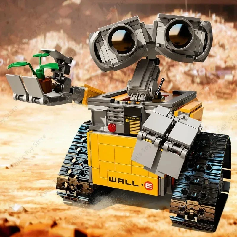 Hot 687 pcs Wall-E Building Block Kit MOC Idea Technical Classic Movie Model Building Block Assembly Children\'s Toy Gift