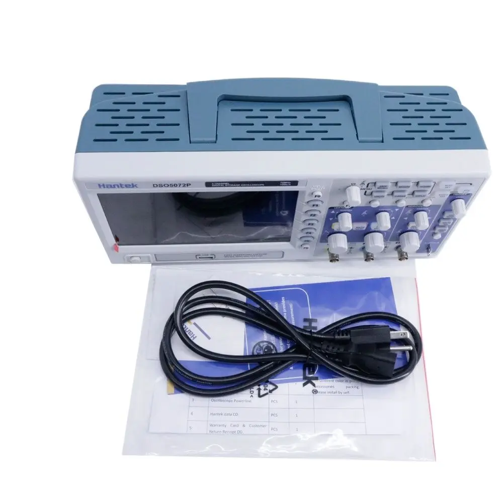 Hantek DSO5072P Digital Storage Oscilloscope 2 Channels 70MHz 1GS/s Real Time Sample Rate