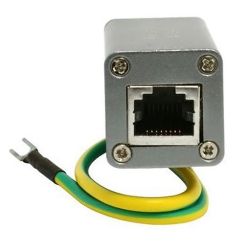 Adaptador RJ45, dispositivo de red Ethernet, Protector contra sobretensiones