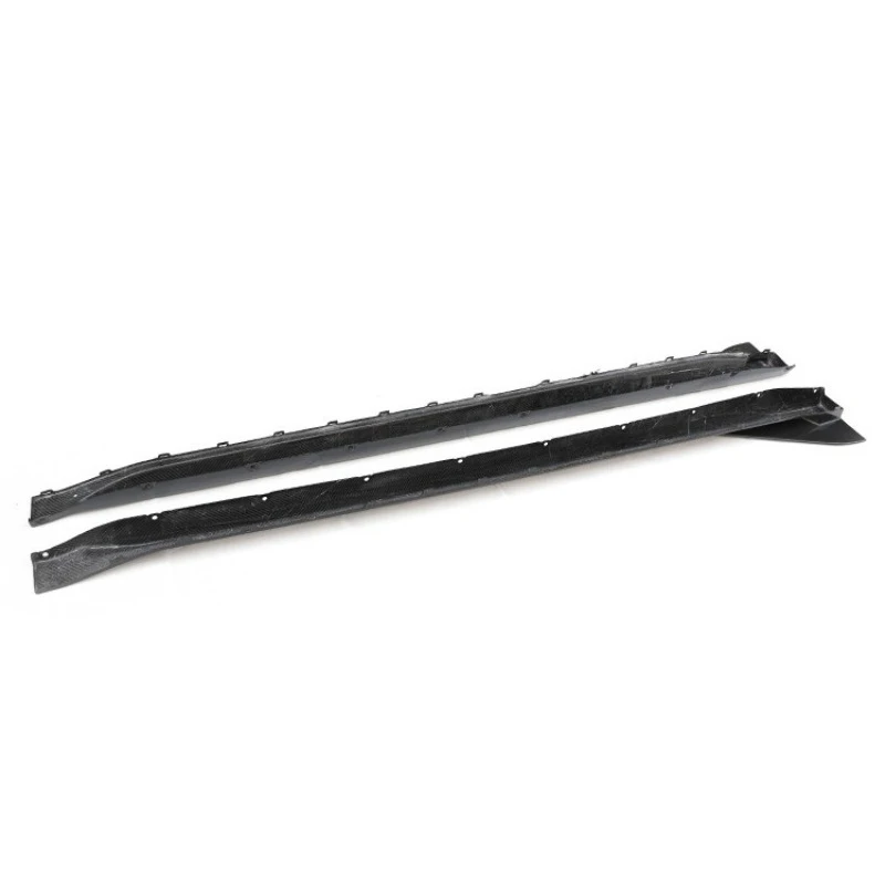 For Automotive Dry Carbon Surrounded Carbon Fiber Side Skirt Skirt Kit