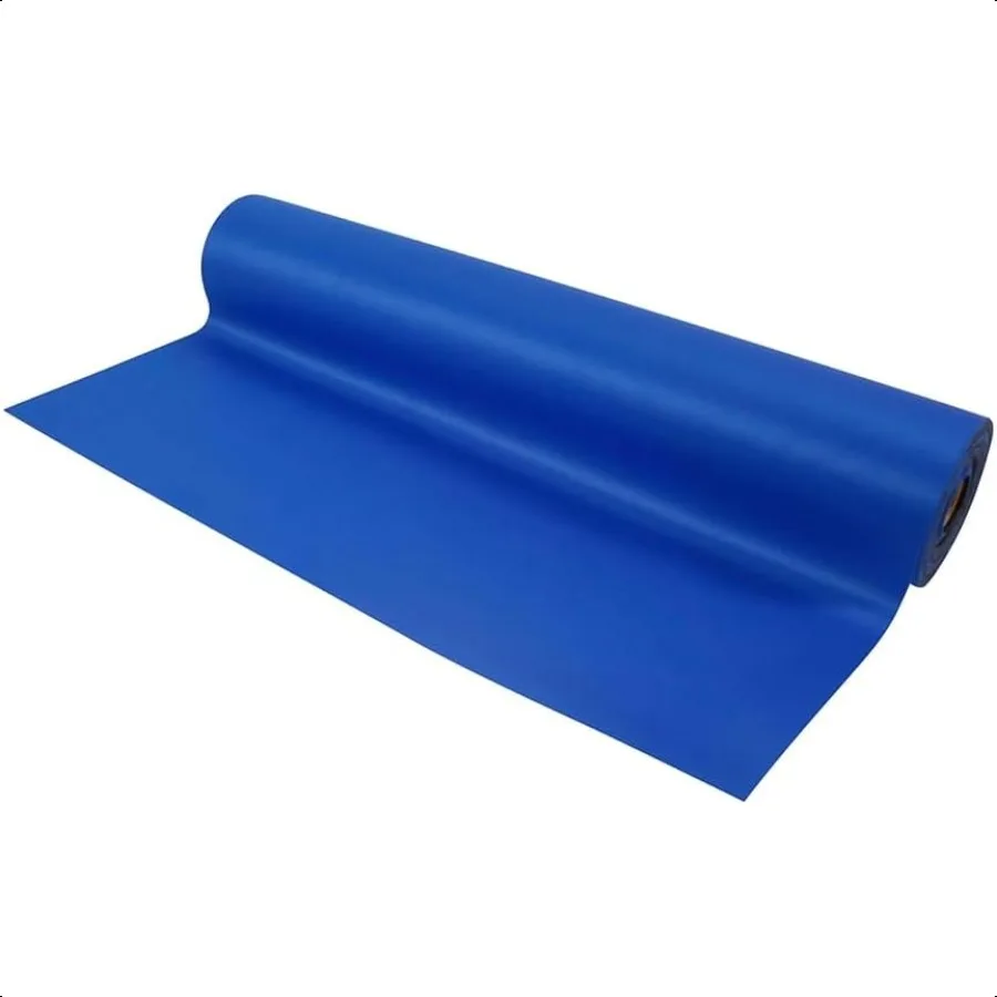 20' x 27" Blue Neoprene Floor Runner Non S Bottom Protect All Floor Surfaces Reusable Floor Protector with SlipProof Surface