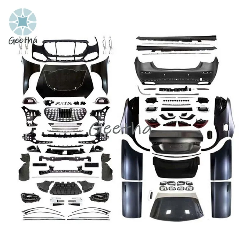 

W221 to W223 Body Kit Car Set for 2006-2013 S Class Sedan W221 Upgrade to W223 S680 MAY Style 1vs1 Auto Tuning Bumpers