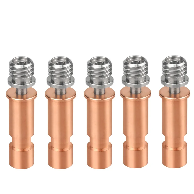 

AP-Для Anycubic Kobra S1 5 шт. терморазрывное биметаллическое горло 320 ℃ Цельнометаллический блок рассеивания тепла, аксессуары для головки принтера 3D-печати