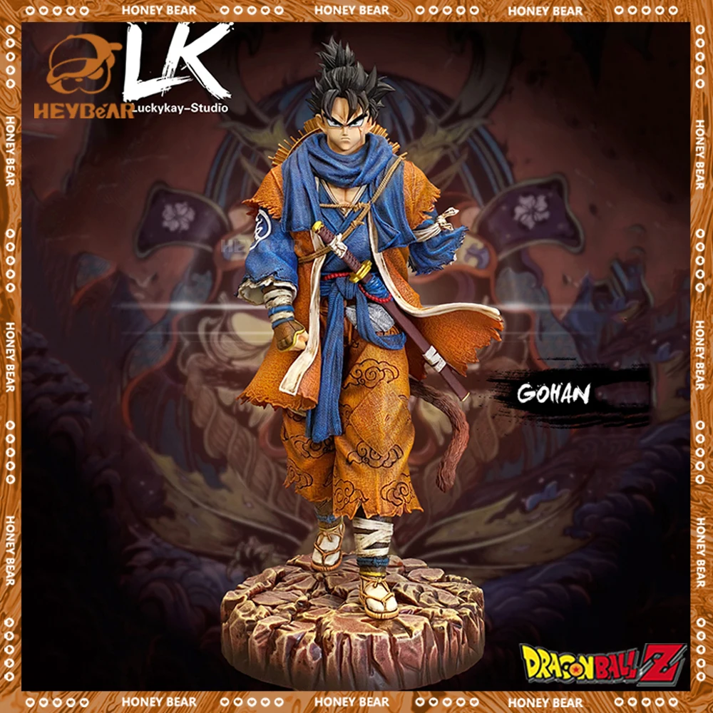 

30cm Dragon Ball Figures Son Gohan Anime Figures Gk Samurai Series Gohan Figurine Pvc Collection Statue Model Ornament Toy Gift