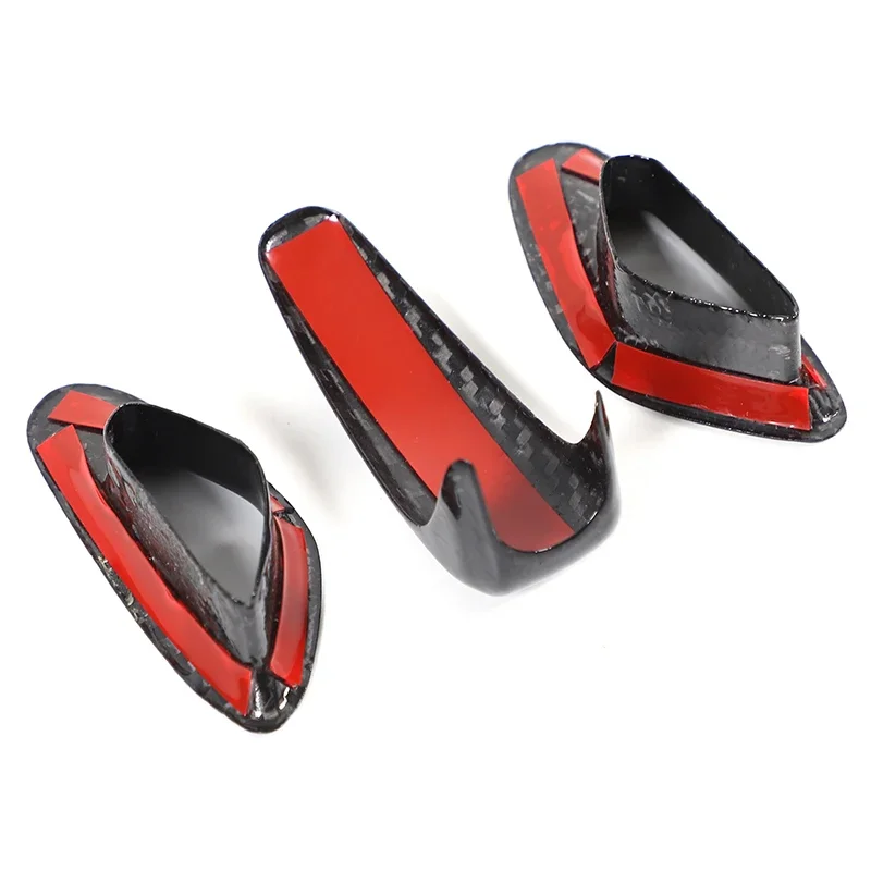 

Real Carbon Fiber For Lotus EMIRA 2021-2023 Car gear head two sides decorative cover sticker car interior accessories 3Pcs