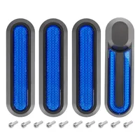 4pcs M365 Wheel Cover for Xiaomi 1S Pro 2  Electric Scooter Hub Cap Reflective Protect White Red Blue Shells