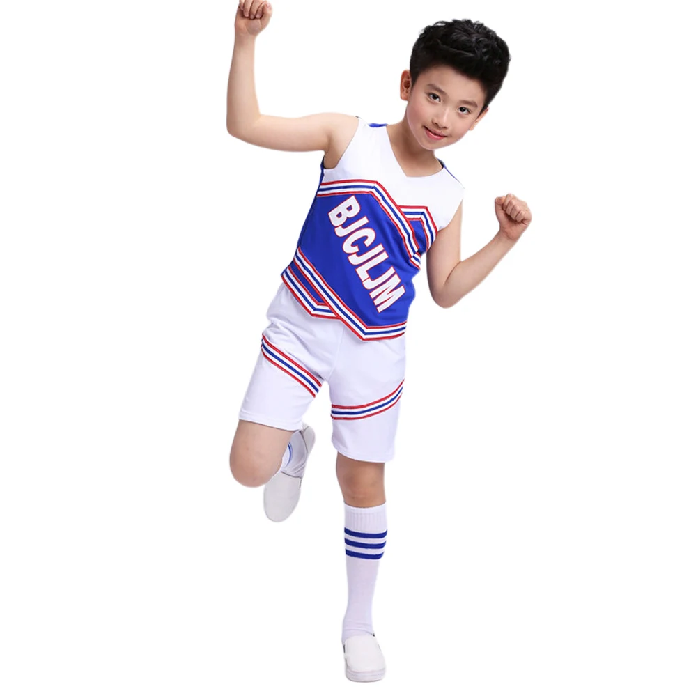 

Children Cheerleading Soft Comfortable Kids Cheerleading Clothes For Kid Performance Basketball Apparel Boy Clothes