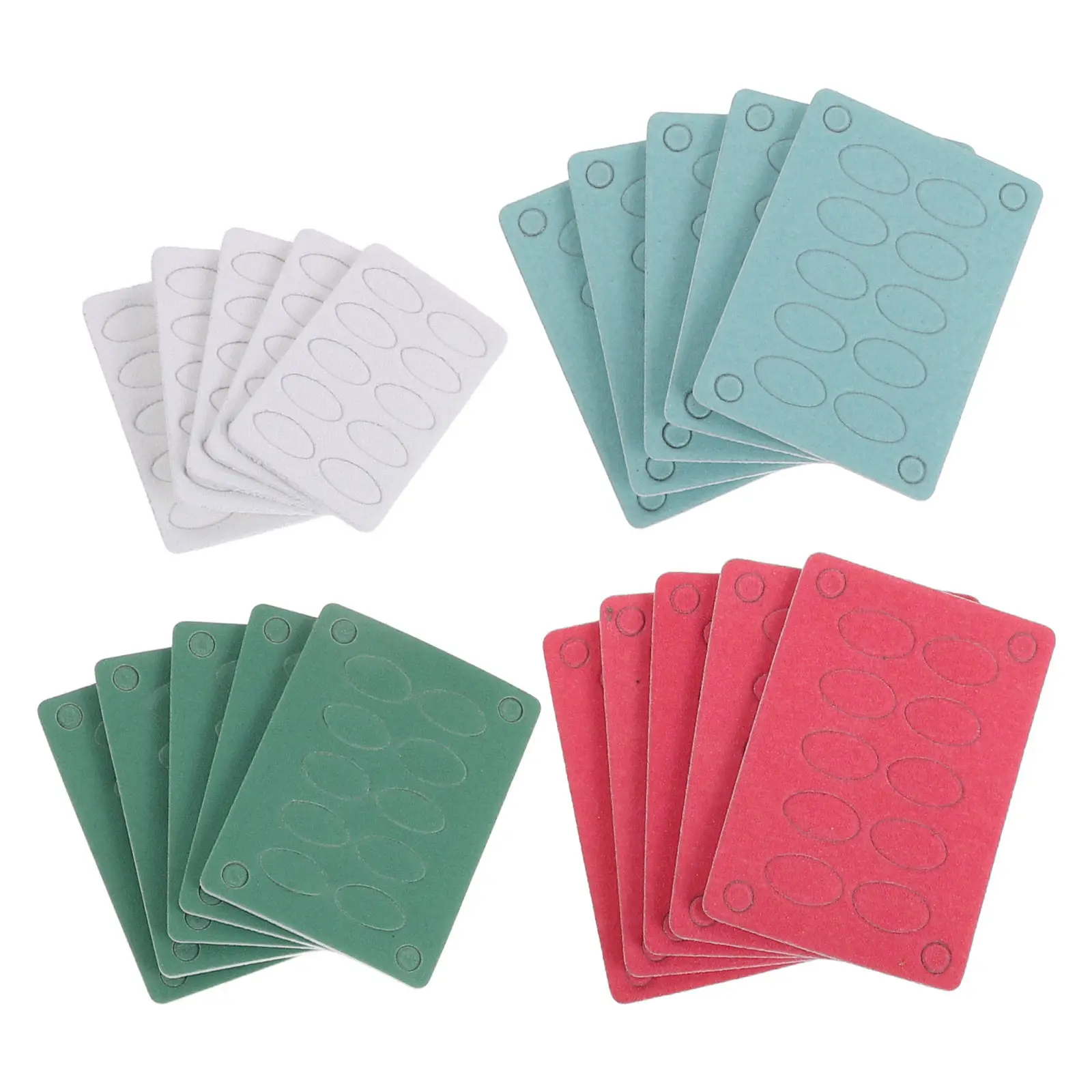 

20 штук блоков наждачной бумаги для полировки ногтей, зернистость 100, 150, 180, 240, профессиональный набор для подготовки, полировки и придания формы ногтям