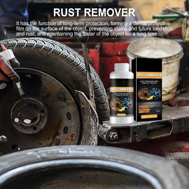 Anti Rust Primer Agent, Multi-Purpose, Auto, Conversão, Anti-ferrugem, Proteção, Renovador para Motocicleta, RV, Barco, 50ml