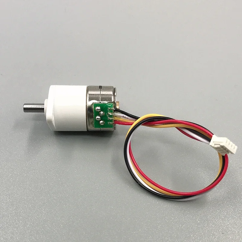 15MM Stepper Motor Gearbox DC5V 6V 40 Ohm 2-phase 4-wire Metal Gearbox High Torque Stepper Motor With Dust-proof Housing