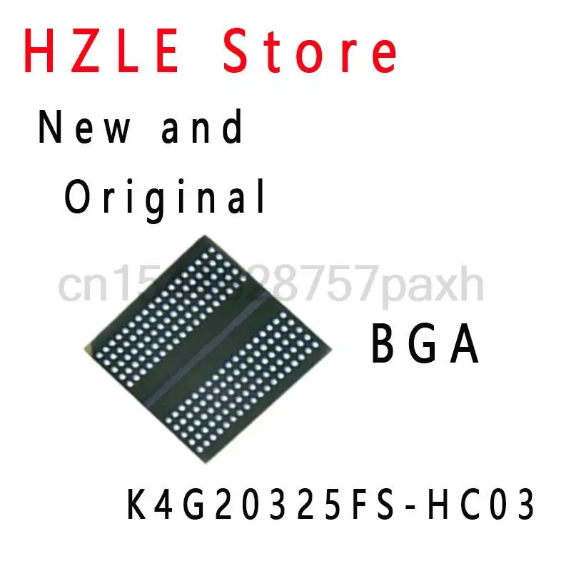 4PCS New and Original test very good product K4G20325FS HC03 BGA reball balls RONNY IC K4G20325FS-HC03