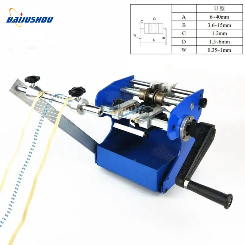 

1PC U /F Type Hand Shake Resistor Axial Lead Bend Cut & Form Machine Resistance Forming U / F Molding Machine