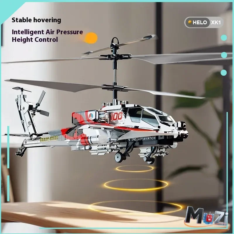 Xk1 3.5채널 원격 조종 헬리콥터 2.4g 미니 항공기 고도 유지 미니 드론 LED 조명 포함 어린이 선물 소년 소녀용