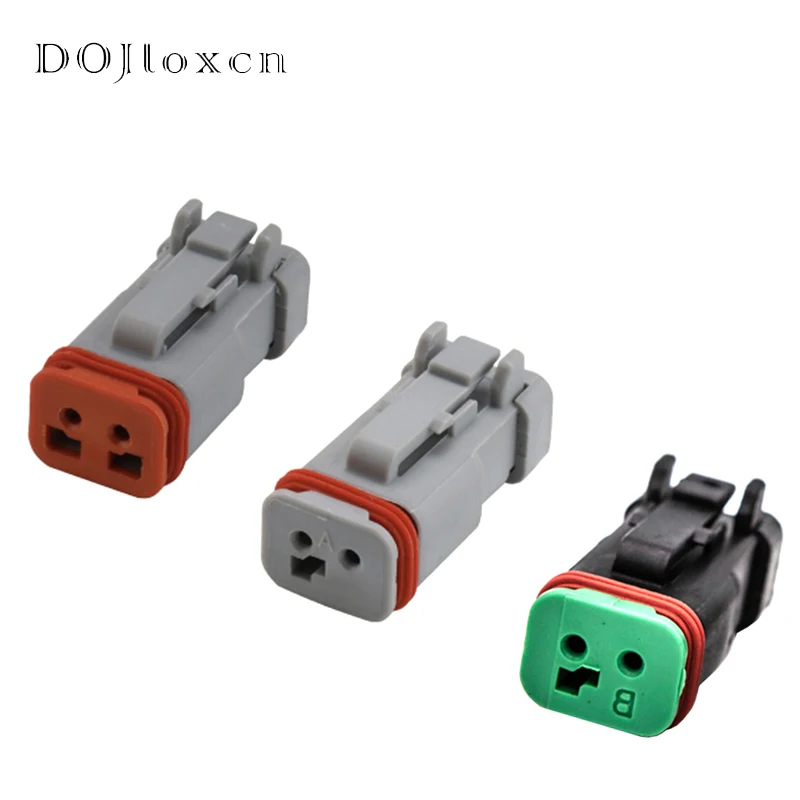 1/5/10/20 Sets 2 Pin DT04-2P-E005 DT06-2S-E004 DEUTSCH Series Male Female Connectors For Construction Machinery DT06-2S DT04-2P