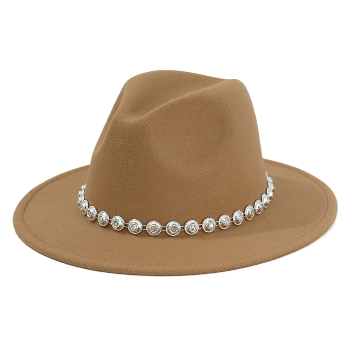 

HongLuan Винтажная черная ковбойская шляпа Fedora со стразами для женщин и фетровые цилиндры, ковбойские аксессуары и вечерние кепки для мужчин, оригинальные