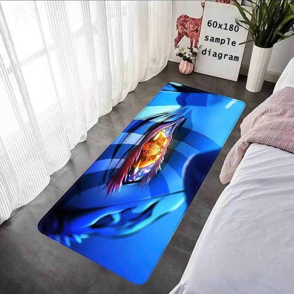 Demon Slayer Infinity Castle Akaza Entrance Door Mat Nordic Style Home Doormat Bathroom-Toilet Mats Bedroom Hotel Decor Mat