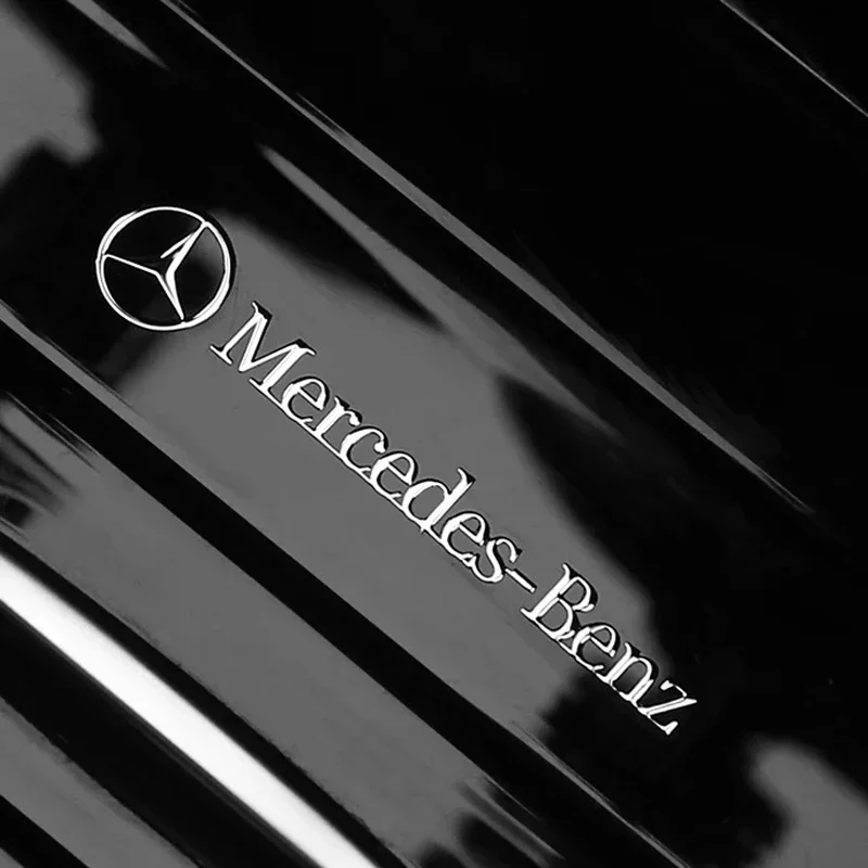 For Mercedes benz A C E S Class CLA CLS W212 W213 W204 W205 Accessories Car Metal Emblem Wiper Stickers Reflective Decor Decals