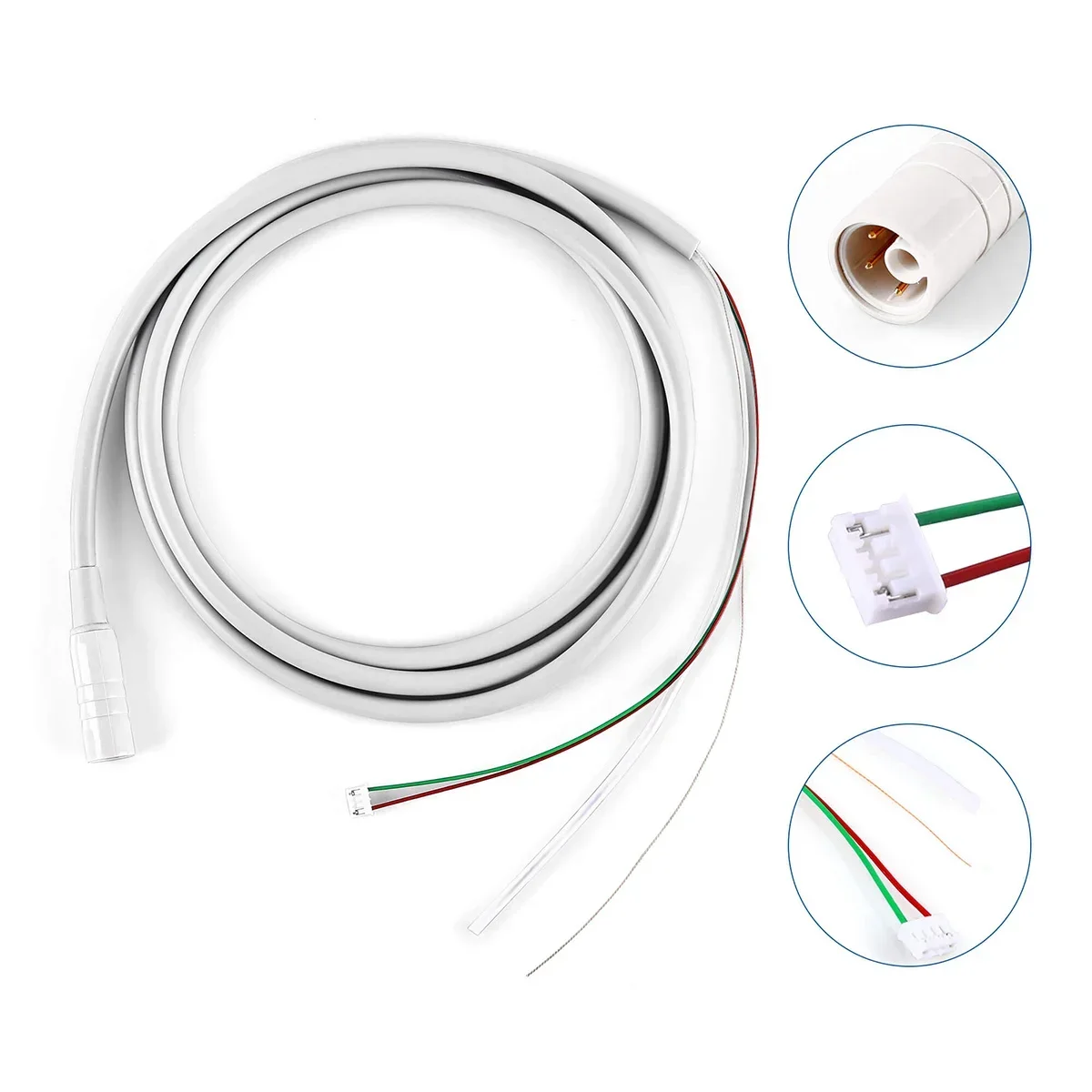 1x Dental Ultrasonic Scaler Cable Pipe Hose Fit DTE Satelec EMS Woodpecker Plug-in Dental Scaler Detachable Cable Tube