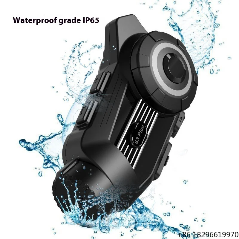 

New Long Lasting Battery Life Motorcycle Intercom for Helmet with 2K HD and Music Sharing