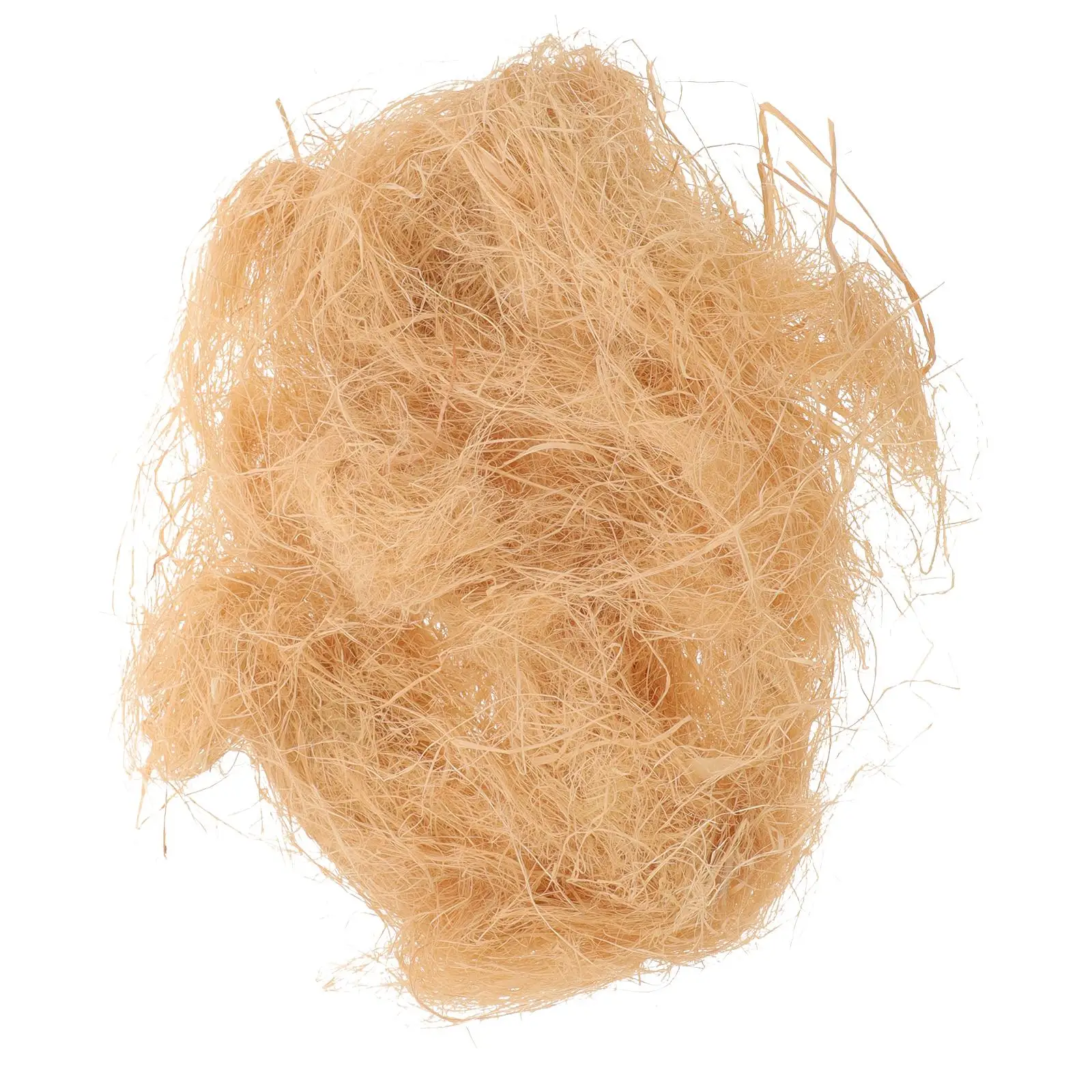 Raffia Nesting 30g Pack Natural Grass Silk Bird House Material Bird Hamster Rabbit Cage Bedding Pet Supplies Storage