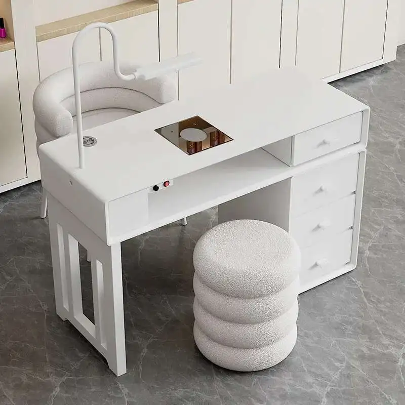 Mesa de Manicura Eléctrica, Almacenamiento de Maquillaje, Escritorio de Estilista Estético, Equipo Profesional de Manicura, Muebles, Mesa Manicurista Ongle