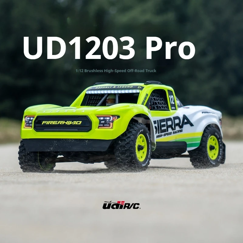 UDIRC UD1203pro 1:12 فرش RC سيارة مركبة يتم التحكم بها عن بُعد 4WD عالية السرعة على الطرق الوعرة سيارة مع جسم الكمبيوتر قابل للتعديل الدوران RTR #1
