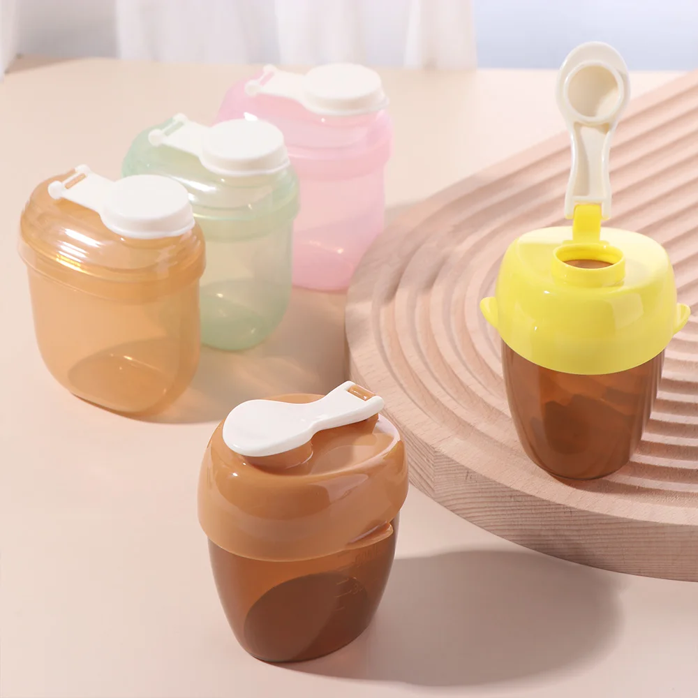Essential Cereal Baby Milk Powder Box With Milk Powder Spoon Feeding Lunch Box Toddle Snacks Container Milk Powder Seal Jar