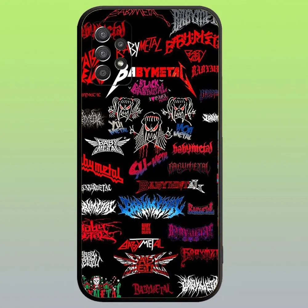 Rock B-BABYMETAL Band Phone Case For Samsung Galaxy A20,A21s,A22,A31,A32,A52,A53,A72,73,A80,A91 Soft Black Cover