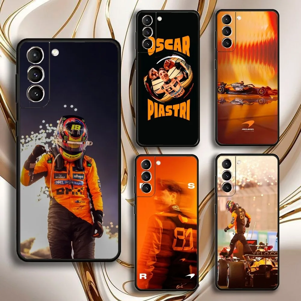 

Driver Oscar Piastri 81 Phone Case For Samsung GalaxyA13,21s,22,31,32,52,53,71,72,73,Soft Black Shell