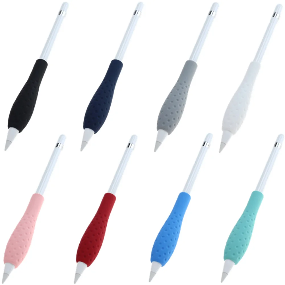 

Touch Screen Stylus Pen Silicone Grip Holder Compatible for Apple Pencil Anti-Slip Comfortable to Hold Lightweight Green