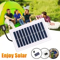 1PC Portable Solar Charger Portable Solar Charger-USB Output for Outdoor Use -for Travel and Camping,Flashlight,Fan Charging