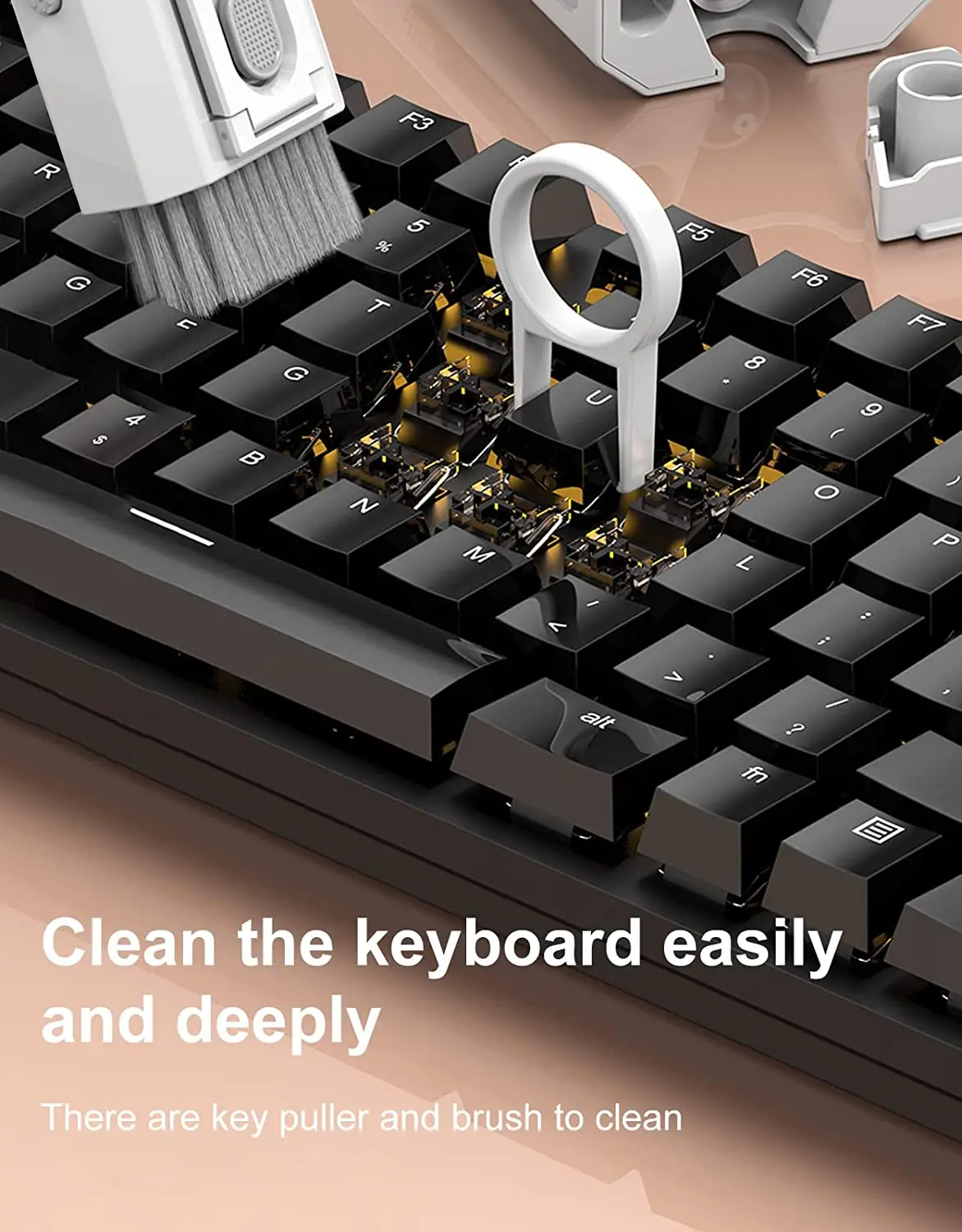 Cleaning Kit for Airpod 8-in-1 Multifunction Cleaning Kit for Cell Phone Earbuds Camera PC Smart Devices Cleaner Kit Accessory