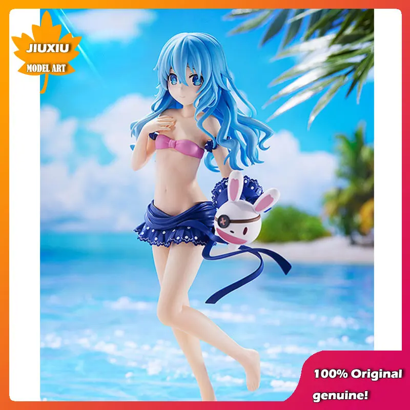 

Date a Live Himekawa Yoshino swimwear 100% Original genuine 21cm PVC Action Figure Anime Figure Model Toys Figure Doll Gift