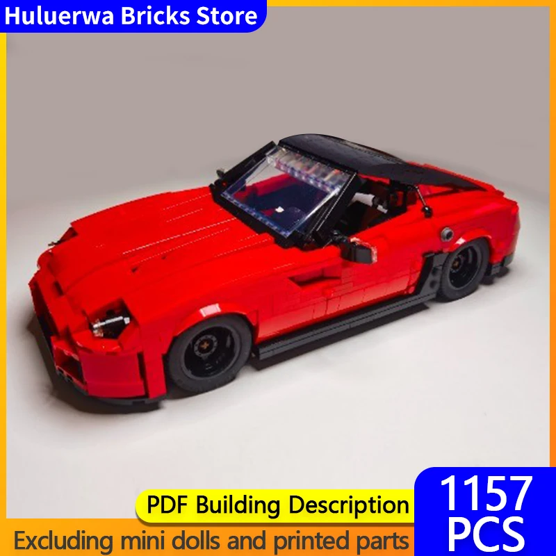 Modelo de carro de corrida de velocidade moc tijolos de construção 599 gto nível superior carro esportivo tecnologia modular crianças presentes do feriado montar brinquedos