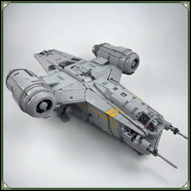 Bandai 2026 New 6187PCS Razor Crest Spaceship, Star Series Model, Home Decor Christmas Gift